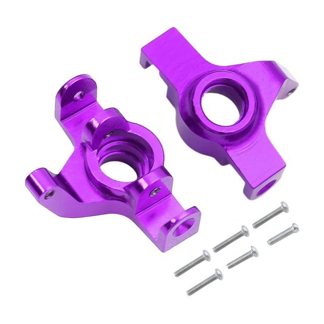 maskred RCGOFOLLOW 1/14 Aluminum Alloy CNC Machined Front Rear Portal Axle DIY Kit Rc Front Rear Portal Axle DIY Kit For MJX 14210 14209 Purple