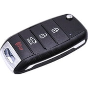 HQRP Flip Key Fob Keyless Entry Remote Replacement for KIA Sorento Soul Optima Carens Sportage 2013 2014 2015 2016