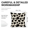 thumbnail image 2 of Cow Print Linen Throw Pillow Covers Decorative Pillow Cases 18x18 inch Cushion Case Set of 4 Couch Pillows Cover for Sofa Bedroom Living Room Car, 2 of 8