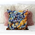 thumbnail image 4 of Sea Garden Rose Suede Zippered Pillow with Insert in Red Yellow Blue 20 x 20, 4 of 6