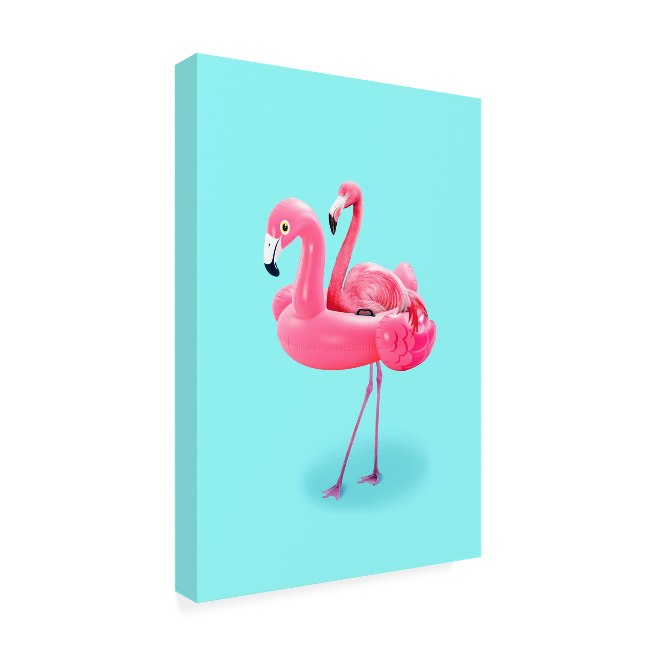 Trademark Fine Art Artem Pozdniakov  Flamingo on Resort Canvas Wall Art