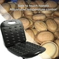 thumbnail image 3 of Mini Waffle Maker, Electric Walnut Cake Maker 1400W Toaster Baking Breakfast Pan Oven 24pcs Capacity Electric Nut Waffle Bread Maker Nonstick Waffle Iron for Cooking Breakfast, 3 of 7