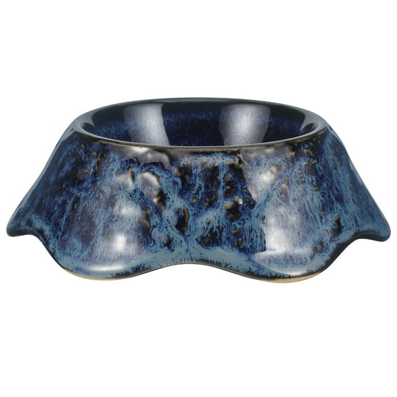 Creative Presentation Small Bowl Caviar Container Appetizer Cooking Special Artistic Conception Dish Tableware Kiln Blue Salad ( Bowl) 1 Ceramic Bowls Storage for Food Shaped Large