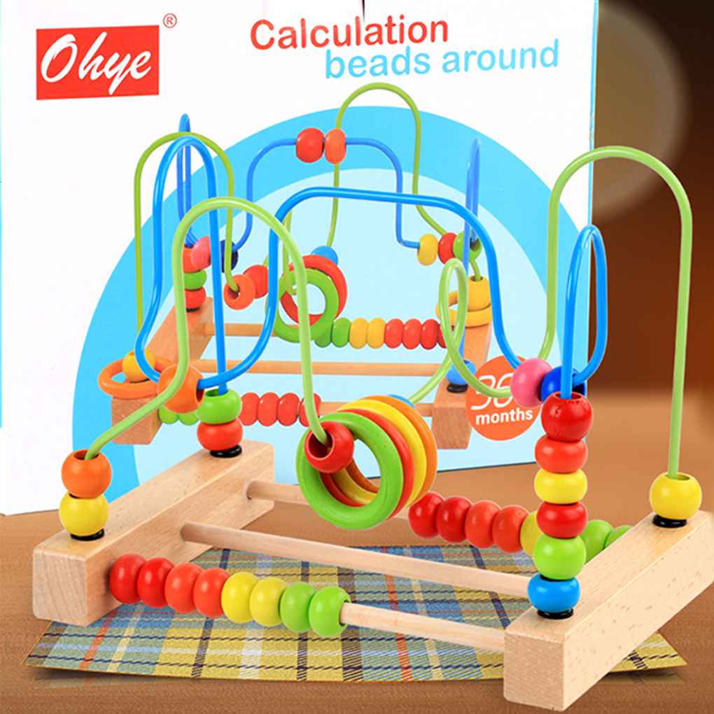 children's toy beads on wire