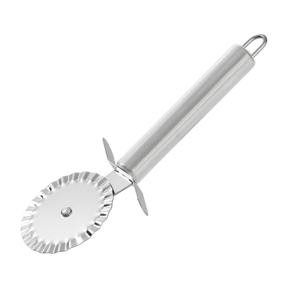 SHIYAO Stainless Steel Single Roller Pizza Knife Round Wheel Pizza