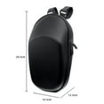 thumbnail image 2 of Waterproof PU & EVA Hard Shell Handlebar Storage Bag for Bicycles, Electric s & Balance Bikes - 3L Capacity, Black, Durable Front Mounted Cycling Accessory with Compact Design, 2 of 7