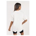 thumbnail image 2 of Women's Gameday Couture  White Indianapolis Colts Oversized Classic Fierce Focus T-Shirt, 2 of 4