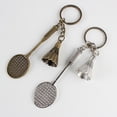 thumbnail image 4 of NIBOLOG 1/12Pcs Badminton Keychain Three-dimensional Pendant Decorations Mini Key Rings Ornaments Home Storage, 4 of 8