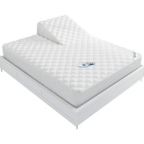 Waterproof Split Top Queen Mattress Pad Protector for Adjustable Bed (34" Split)