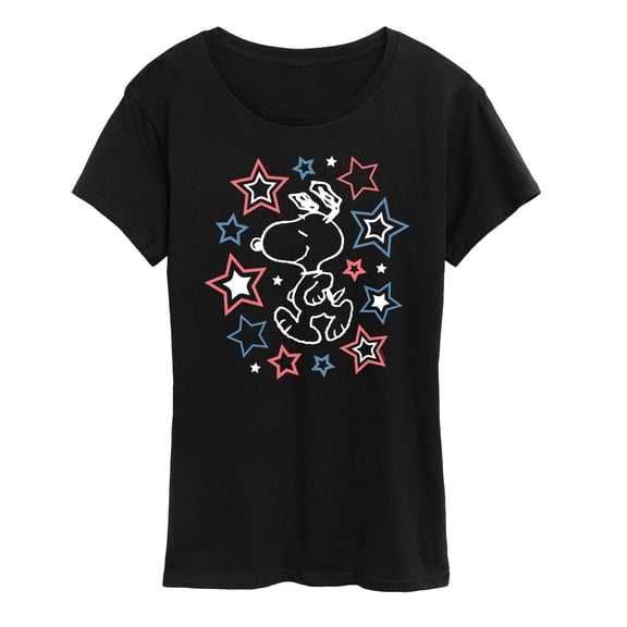 Peanuts - Snoopy Stars - Women's Short Sleeve Graphic T-Shirt