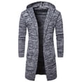 thumbnail image 1 of Cárdigan con capucha para hombre de primavera y otoño, suéter de punto para hombre, flexibilidad de uso, ropa de temporada, 1 of 5