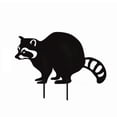thumbnail image 5 of MOMOJIA Metal Raccoon Decorative Garden Stake for Lover Gift Raccoon Sculpture, 5 of 6