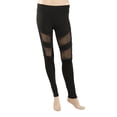 thumbnail image 2 of Mujer Lady Running Sport Mesh Leggings Pantalones de ejercicio elásticos Pantalones (XL), 2 of 2
