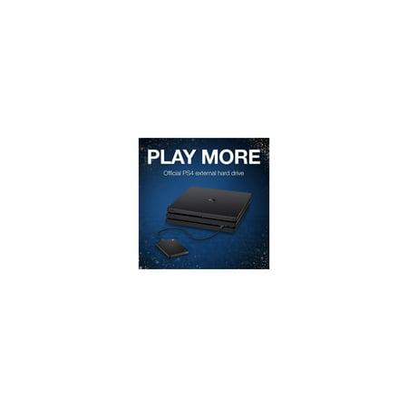 Seagate - Game Drive for PlayStation Consoles 2TB External USB 3.2 Gen 1 Portable Hard Drive - Black