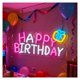 thumbnail image 2 of Letrero De Neón "HAPPY BIRTHDAY" Para Dormitorio, Sala De Estar, Fiesta, Tienda, Decoración De Pared, Regulable Por USB, 42.7x27cm, 2 of 6