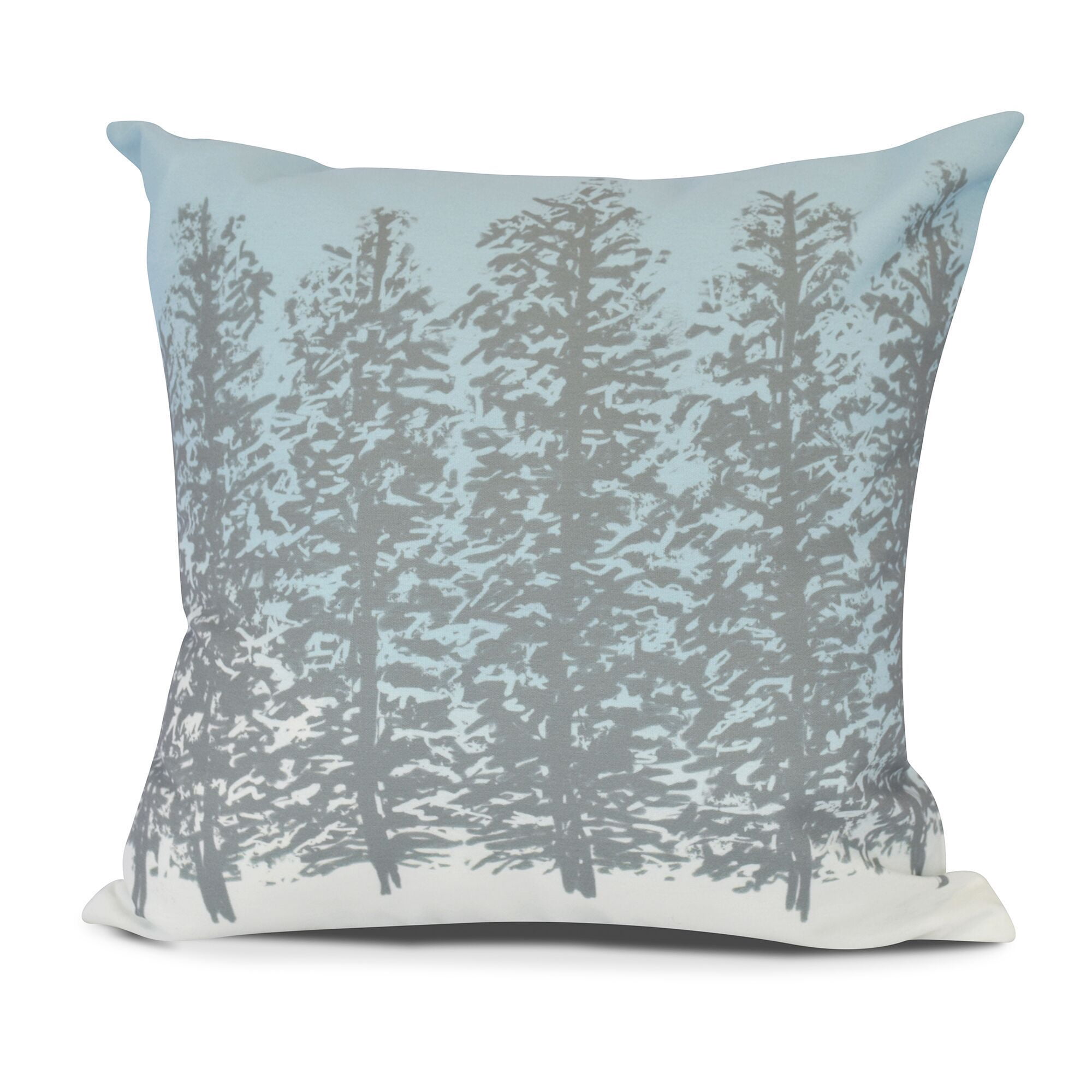 16" x 16" Simply Daisy Hidden Forrest Winter Polyester Indoor/Outdoor Pillow, Red Qty 1