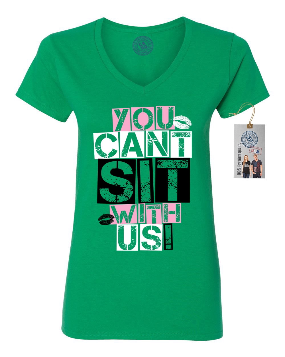 usi custom outdoor living on Custom Apparel R Us Mean Girls You Cant Sit With Us Womens V Neck Walmart Com Walmart Com