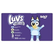 Luvs Platinum Protection Baby Diapers, Size 3 (16-28 lbs), 100 Count