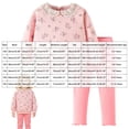 thumbnail image 5 of yboeqw 2 Piece Girls Fall Clothes Toddler Outfits Long Sleeve Graphic Print T-Shirt+ Sweatpants Sets,Size 11-12 Years, 5 of 8