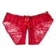 thumbnail image 2 of Gibobby Tangas de mujer ilusion Bragas de encaje sexy para mujer Tanga Ropa interior de algodón de tiro bajo Calzoncillos de bikini de encaje recortado(Rojo,M), 2 of 5