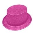 thumbnail image 2 of FKMJH Glitter Mini Top Hat Sparkle Saint Patricks Day Hat Iridescent Mini Top Hat Structured Hard Top Hat Party Hat for Irish Festival Celebration Parade Hat Wide Brim Hat 15 Colors Unisex, 2 of 4