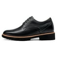 thumbnail image 3 of CMR CHAMARIPA Elevator Shoes For Men - Height Increasing Dress Shoes - Black Leather Derby Shoes For Men 8CM / 3.15 Inches Taller, 3 of 6
