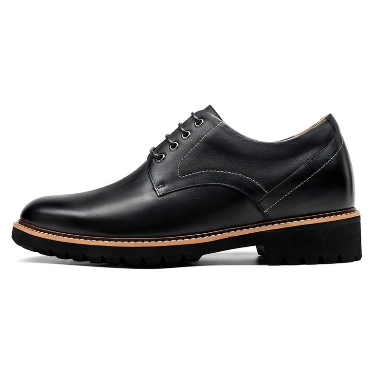 shoe lifts for men's dress shoes 4 inch European Elevator Shoes Classic Hidden Lift Men Business Formal Shoes Increase Taller 10cm