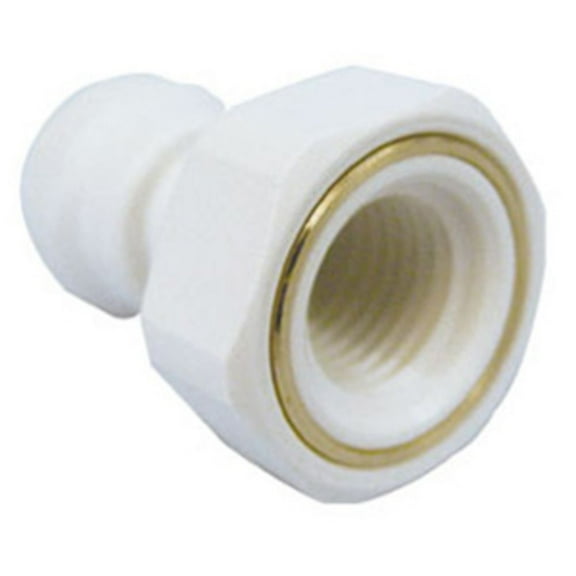 John Guest Female Adapter NPTF Polypro - 1/4 x 1/8 NPTF