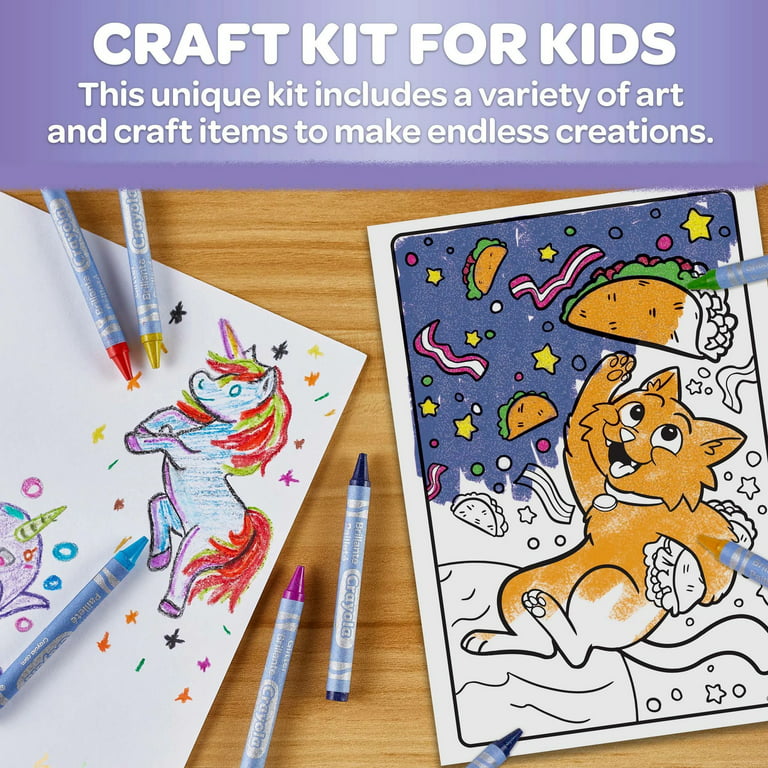 Crayola Creativity Tub, Art Set, 90 Pcs, Toys for Kids, School