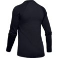 thumbnail image 5 of Under Armour Women's ColdGear Base 3.0 Crew, Black Pitch Gray Shirt, 5 of 8