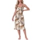 thumbnail image 2 of Quimono de mujer de satén con estampado de leopardo sexy, tirantes finos, espalda cruzada, vestido deslizante de seda M leopardo marrón, 2 of 6