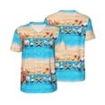 thumbnail image 3 of Daiia Boards and Beach Mens Baseball Jersey Button Down Shirts Short Sleeve Sports Uniforms-Medium, 3 of 9