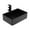 Black, variant on Fancyes Hiddens Desk Organizer Serving Tray Metal Stable Easy to Assemble under Table Storage Basket under Desk Drawer for Home Pantry White