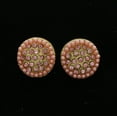 thumbnail image 2 of Mi Amore Post-Earrings Pink/Gold-Tone, 2 of 5