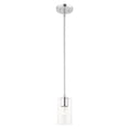 thumbnail image 6 of Livex Lighting  1 Light Polished Chrome Mini Pendant, 45477-05 - 5" Dia x 16.25" - 46.25" Adj. H, 6 of 7