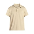 thumbnail image 4 of George Men's and Big Men's Short Sleeve Polo Shirt with Stretch, Sizes S-5XL, 4 of 5