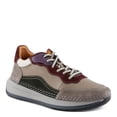 thumbnail image 3 of Spring Step Women's Booker Sneakers with Premium Leathers, Geometric Pattern, and Removable Insoles, 3 of 9