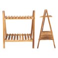 thumbnail image 3 of Flower Stand, Stable Plants Ladder Solid Wood Easy Installation  For Garden For Balcony, 3 of 8