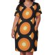 thumbnail image 2 of Vestido colgante retro de los años 60 y 70 para mujer, prenda con estampado geométrico y bolsillos para verano., 2 of 6