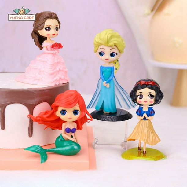 Amyove YNC Disney Princess Figure Cute Figures Collectibles Snow