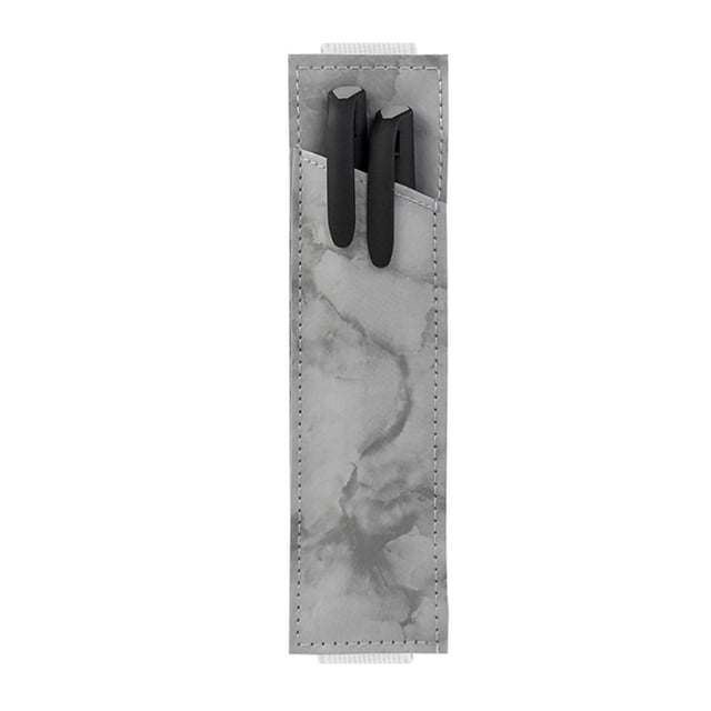 Estuche para bolígrafos Txmfgh Business - Diseño de cuero de una sola capa con protección antifugas de tinta para uso multifuncional (17 x 4,5 cm)