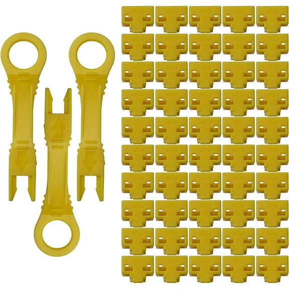 NTW RJ45 Port Blocker & Dust Cover, Network Port Lock, Ethernet Port Protector, LAN Cable Lock, Secure RJ45 Connector with Color Coded Keys, TAA Compliant, 50 Locks