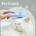 thumbnail image 2 of Cepillo de pelo para gatos y perros, peine de depilación para mascotas, cepillo de masaje de autolimpieza, herramienta de aseo para mascotas, accesorios para gatos, 2 of 4