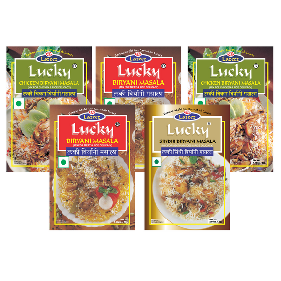 Lucky Masala Biryani Spice Mix Combo (PK of 5)