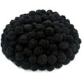 thumbnail image 6 of 300 Pcs Mini Pompoms for Crafts,Small Pom Pom Balls,Craft Bulk Glitter Fuzzy Pompom Puff Balls for DIY Arts,Crafts Projects,Home Decorations,Summer Holiday Party,Fuzzy Ball to Glue on(Black), 6 of 9