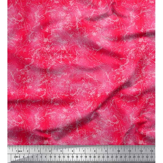 Soimoi Poly Georgette Fabric Ombre Tie & Dye Texture Print Fabric by the Yard 42 Inch Wide
