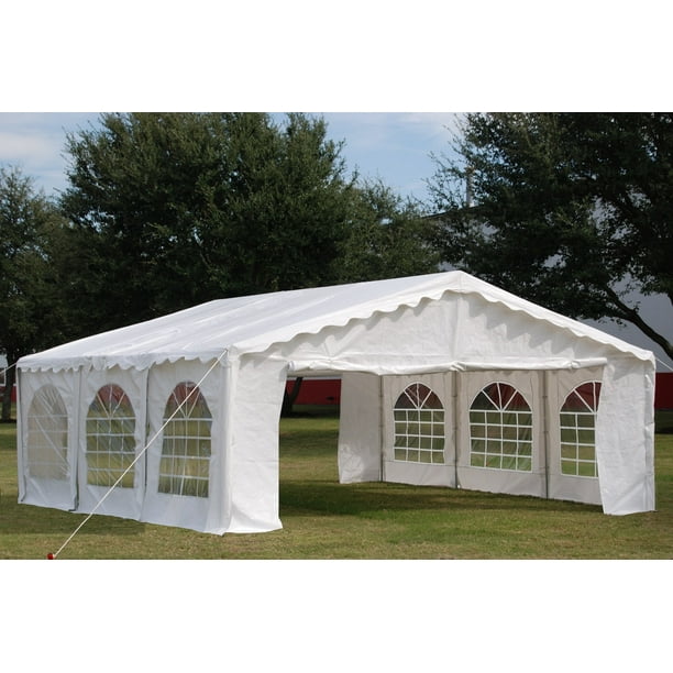 20 X20 Budget Pe Party Tent Canopy Shelter With Waterproof Top By Delta Canopies Walmart Com Walmart Com