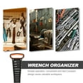 thumbnail image 4 of Entireivity Wrench Organizer Wrench Rack Tool Tray Multiple Slots Wrench Holder Tool Box Wrench Holder, 4 of 7