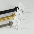 thumbnail image 6 of Better Homes & Gardens 1” Clear Acrylic Square Single Curtain Rod, Brushed Nickel, 120-180”, 6 of 7