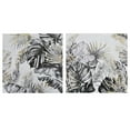 thumbnail image 1 of Toile Peinte À La Main Art Mur Tropics Golden - Ensemble De 2, 1 of 3